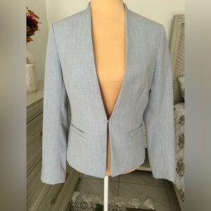 H&M Women's Soft Blue Suit Blazer